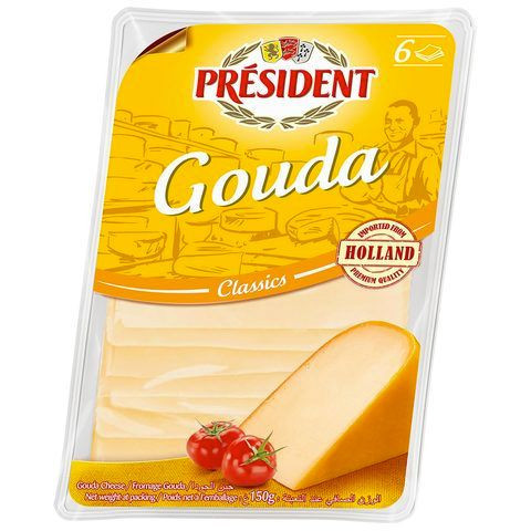 Gouda au fromage President Slices ×6
