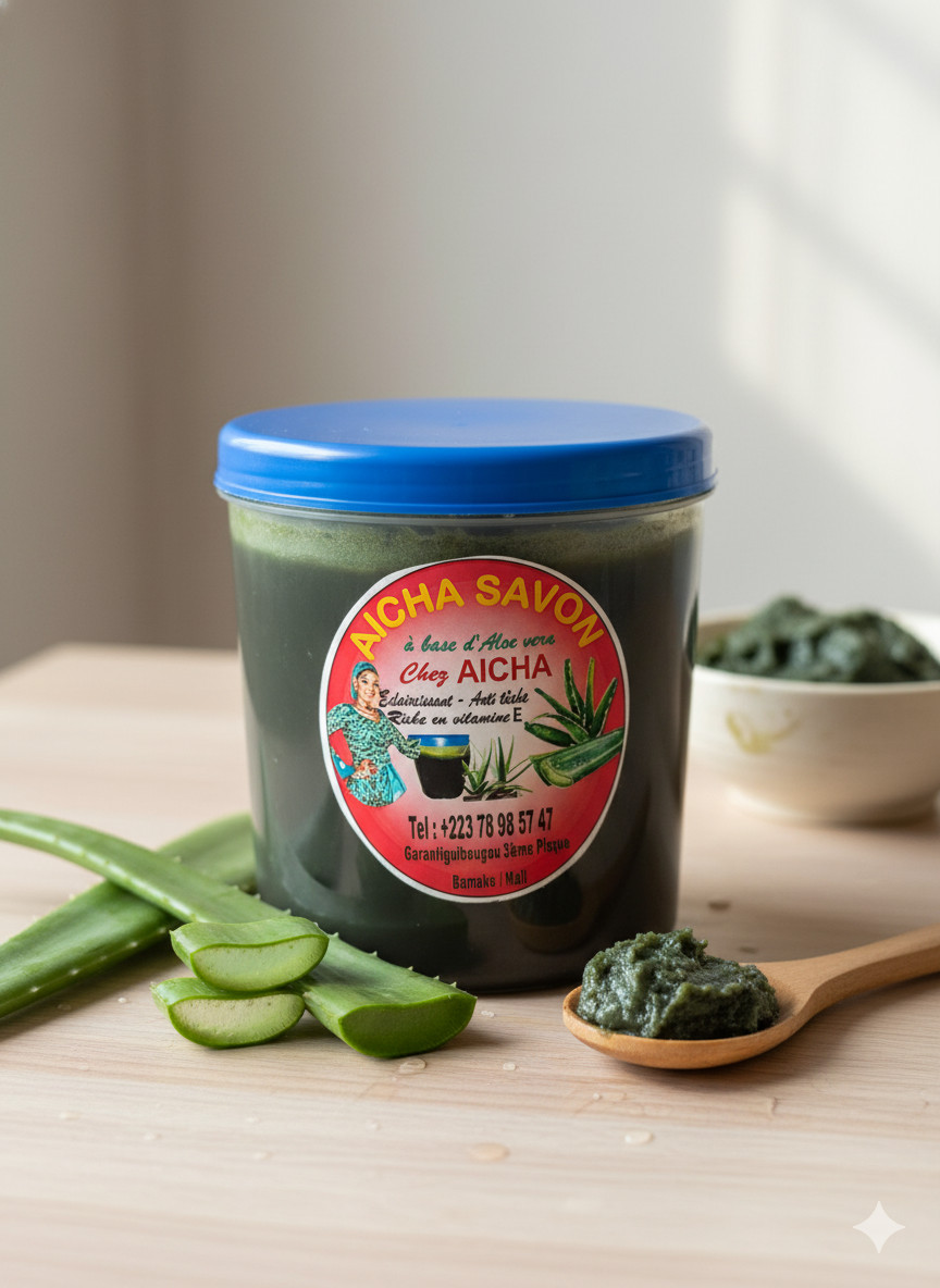 Savon à base d'aloé Véra