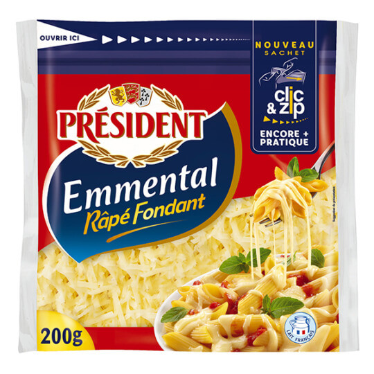 Emmental Râpé Fondant PRÉSIDENT
