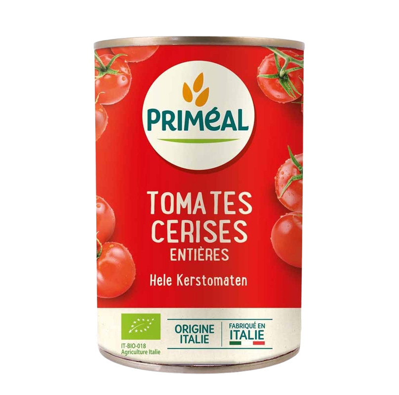 JB TOMATES CERISES ENTIÈRES AU JUS SANS SEL AJOUTÉ