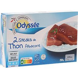 Odyssée 2 steak de Thon Albacore 250g