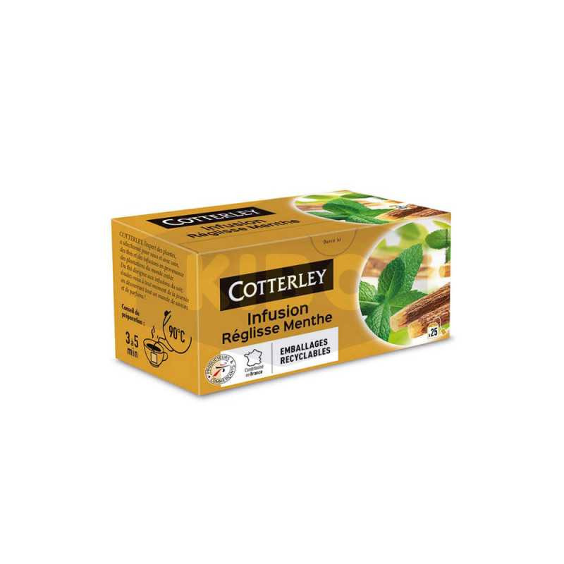 Cotterley infusion×25 Réglisse Menthe