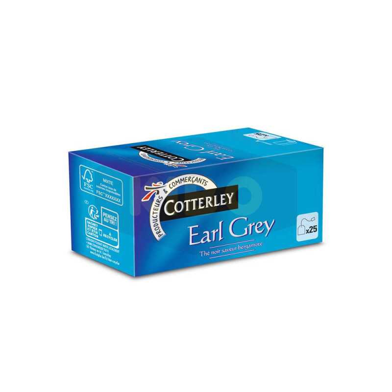 Cotterley thé noir×25 Earl Grey saveur bergamote