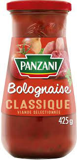 PANZANI SAUCE BOLOGNAISE 425G