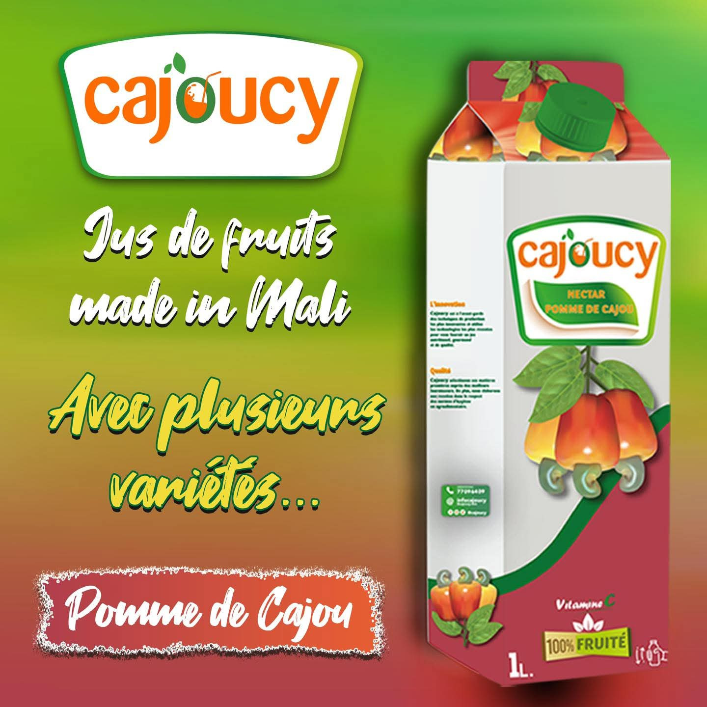 Jus de pomme de cajou ×12