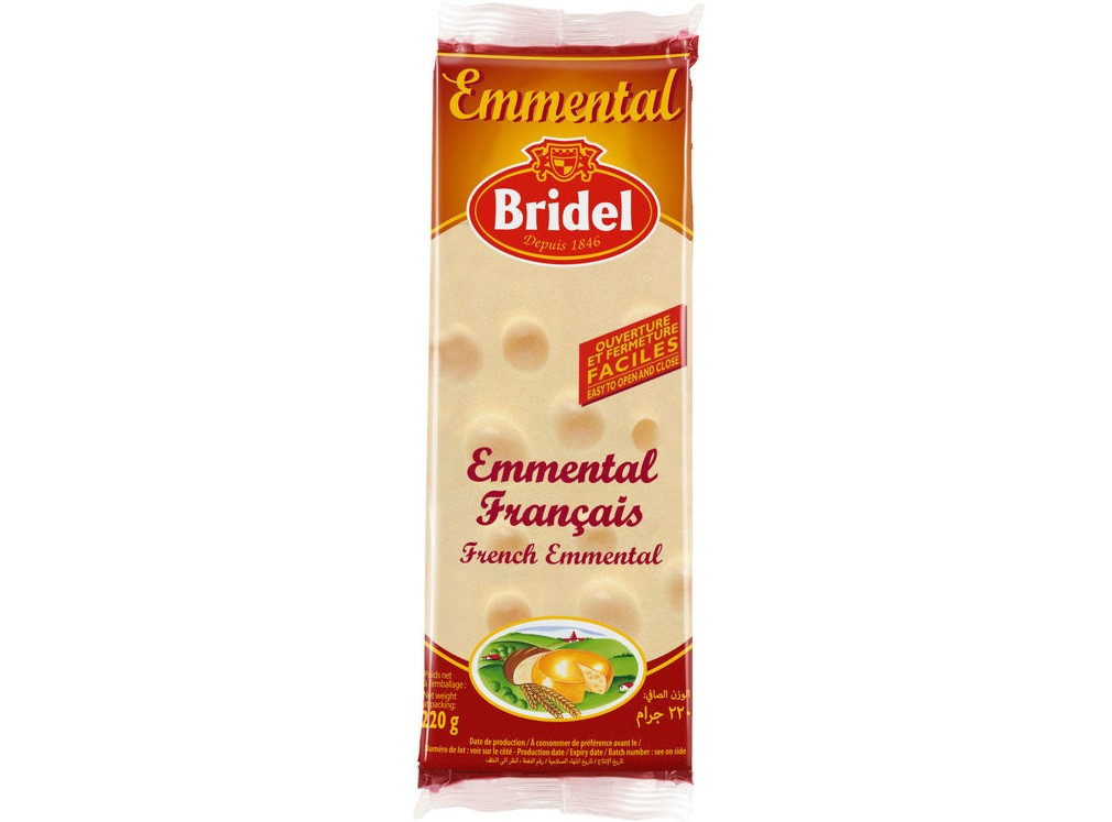Bridel EMMENTAL 2 CROUTES 45% MG