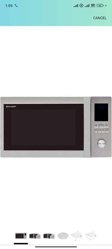 SHARP OVEN GRILL