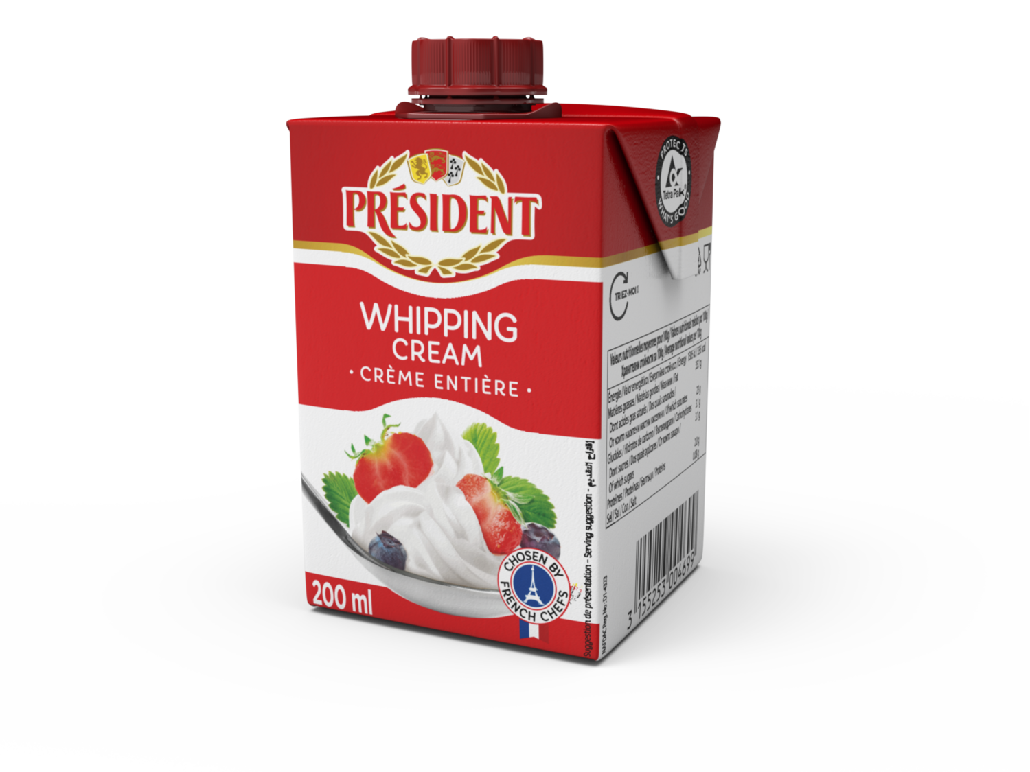Crème liquide President