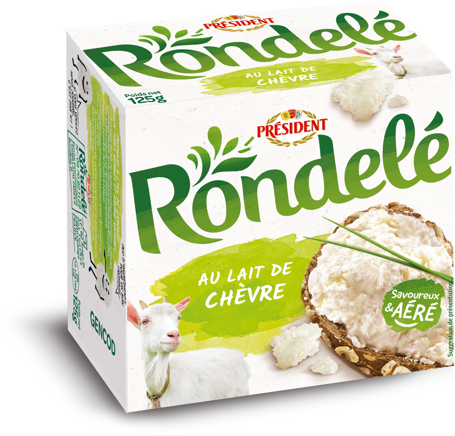 PRÉSIDENT - Rondelé au Lait de Chèvre