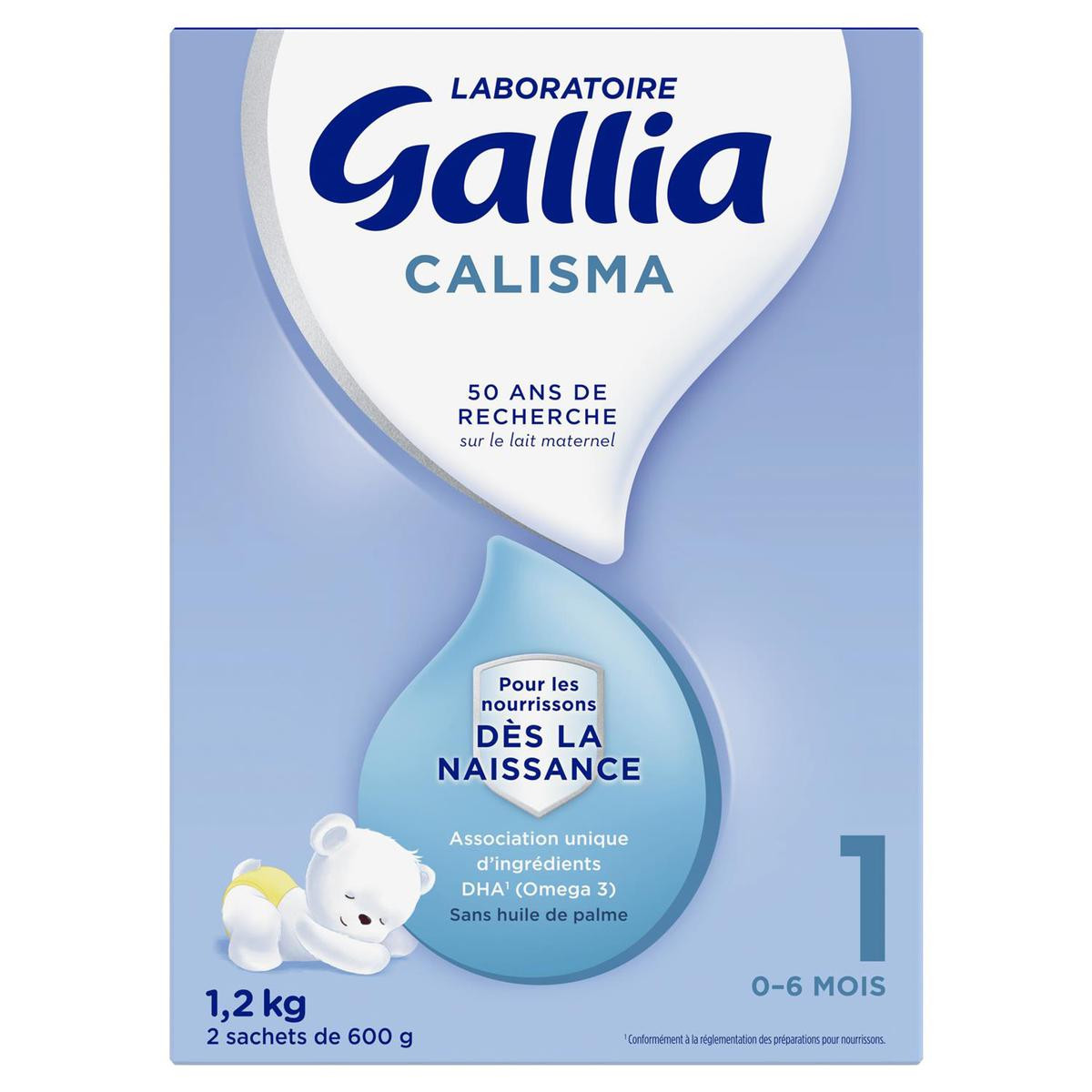 GALLIA CALISMA N3 1,2kg 2 sachets de 600g dès 0-6 mois