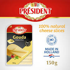 Tranches de fromage Gouda President