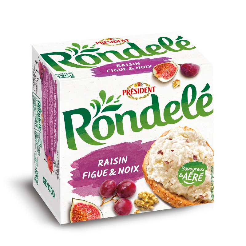 president rondele raisin figue noix