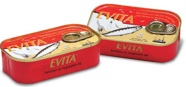 EVITA CANNED SARDINE x50
