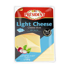 Fromage light cheese Président 6 tranche