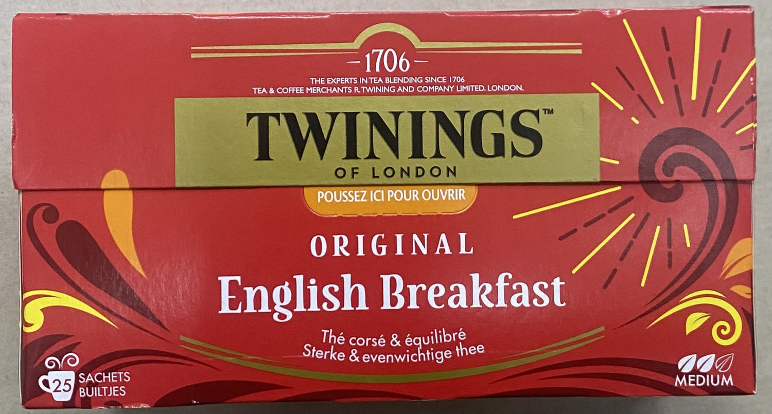 TWININGS of Landon ORIGINAL ENGLISH Breakfast