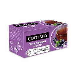 Cotterley thé×20 saveur Cassis