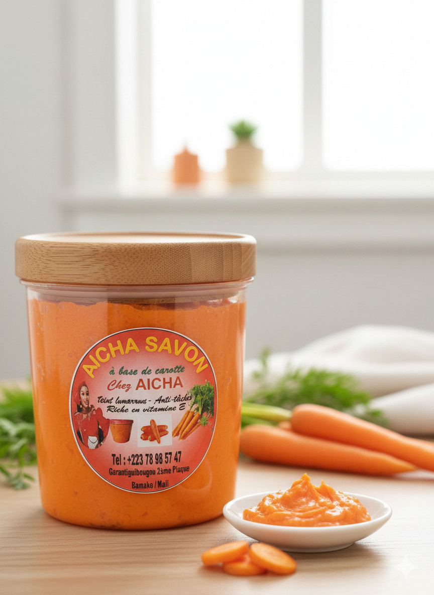 Savon à base de Carotte