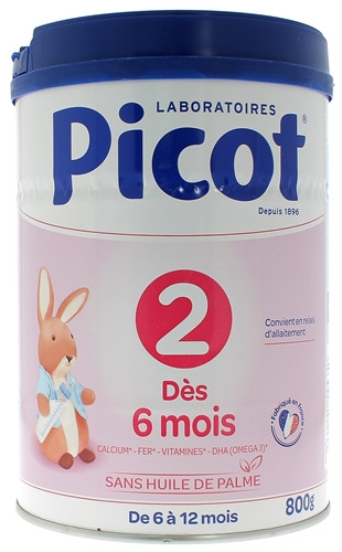 LAIT PICOT EN POUDRE 	2ème Âge BM
