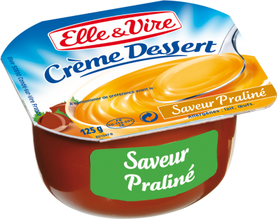 CREAM DESSERT PRALINE