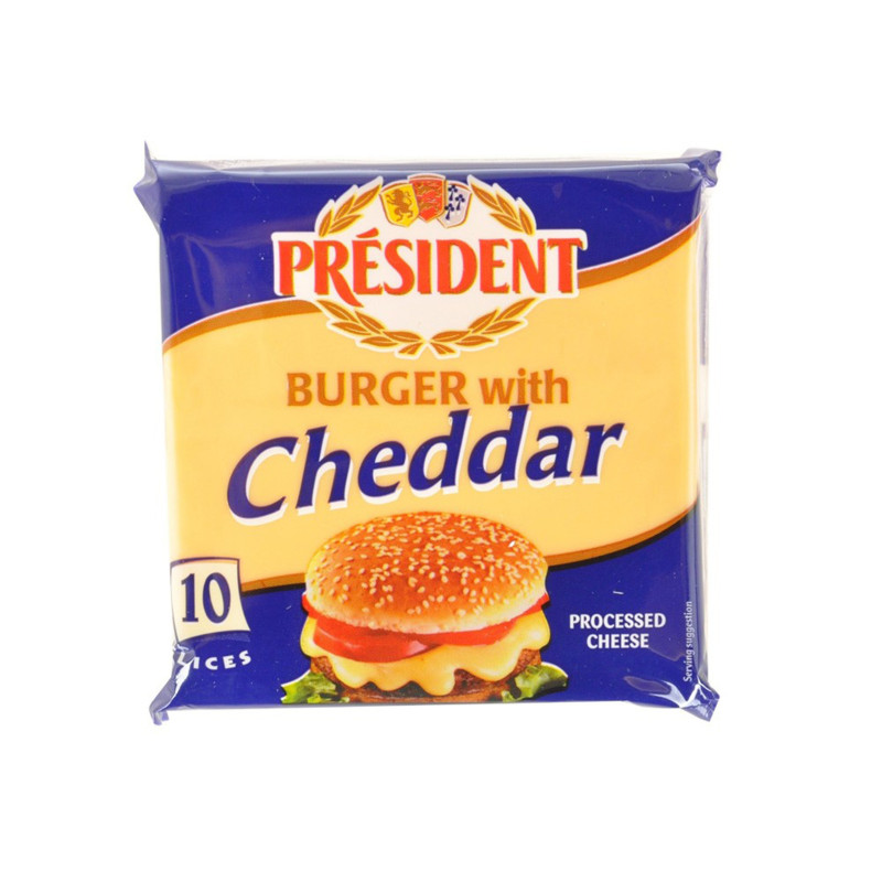 president burger with cheddar
